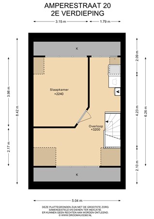 Floorplan - Ampèrestraat 20, 1433 KZ Kudelstaart